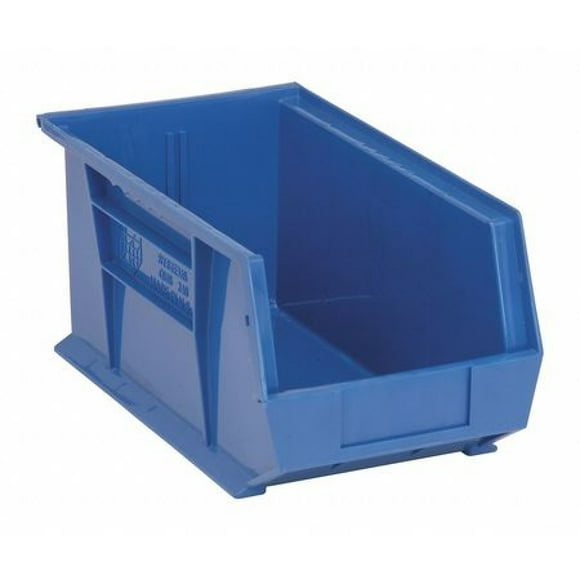Blue 17-7/8 x 11-1/8 x 4 Quantum Storage K-QSB110BL-2 2-Pack Hanging Plastic Shelf Bin Storage Containers Blue 17-7/8 x 11-1/8 x 4 Quantum Storage K-QSB110BL-2 2-Pack Hanging Plastic Shelf Bin Storage Containers